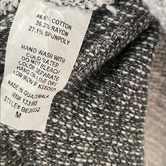 Altar'd State Distressed Comfortable Knit Sweater Hoodie - Picture 13 of 13